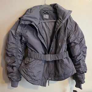 NWT Lift Love Free people belted ruched winter puffer coat